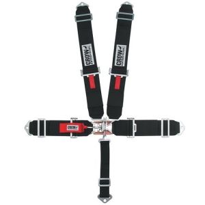 CROW SAFETY GEAR #20084 5-Way 3in L&L Lap Belt Pull Down  Individual Ha