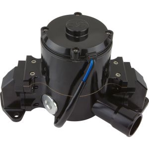 CVR PERFORMANCE #8502BK SBF Billet Alum Electric Water Pump Black