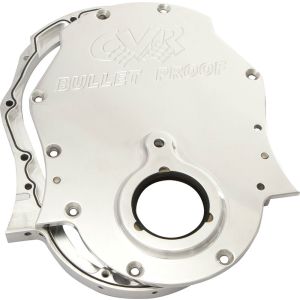 CVR PERFORMANCE #TC2454CL BBC Billet Timing Cover 2-Piece - Polished