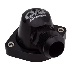 CVR PERFORMANCE #TSH5ABK Thermostat Housing GM LS w/16AN - Black