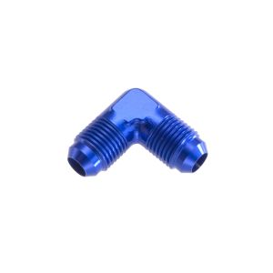 REDHORSE PERFORMANCE #821-08-1 8an Male 90-Deg Flare Adapter Fitting Blue
