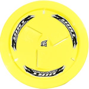 DIRT DEFENDER RACING PRODUCTS #10270 Wheel Cover Neon Yellow Vented