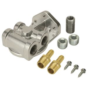 DERALE #13049 Side-Ports Filter Mount Kit 3/8in NPT