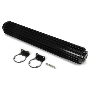 DERALE #13282 Dual-Pass Heat Sink Cool er  18in Black Anodized