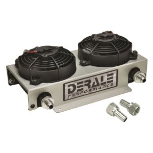 DERALE #15840 Remote Oil Cooler -8AN w/ Fan