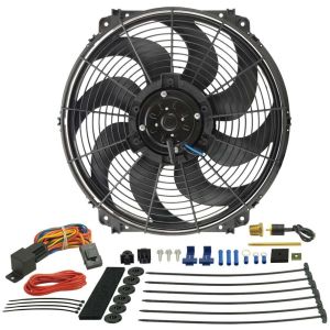 DERALE #16016 16in Tornado Fan and Thermostat Kit