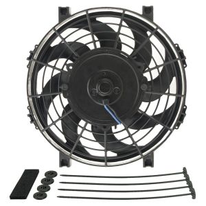 DERALE #16619 9in Tornado Electric Fan w/Standard  Mounting Kit
