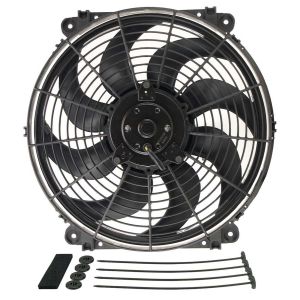 DERALE #16624 14in Tornado Electric Fan w/Standard Mount Kit