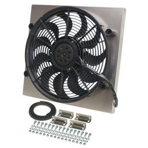 DERALE #16818 RAD Fan with Aluminum Shroud Assembly