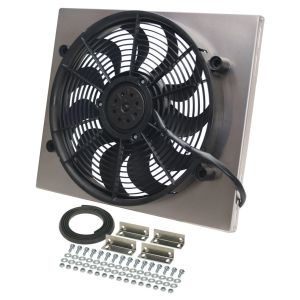 DERALE #16821 RAD Fan w/Alum Shroud Assembly