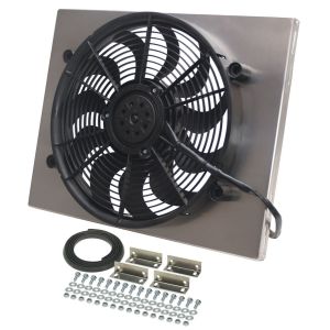 DERALE #16822 RAD Fan w/Alum Shroud Assembly