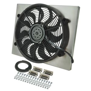 DERALE #16823 RAD Fan w/Alum Shroud Assembly