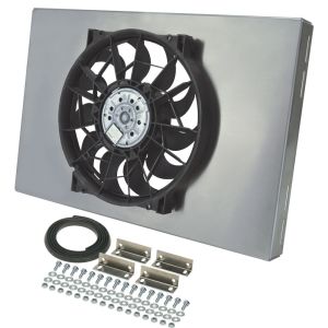 DERALE #16827 RAD Fan w/Alum Shroud Assembly