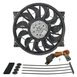 DERALE #16925 12in High Output RAD Fan Single Pusher