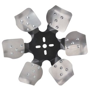 DERALE #17513 13in Rigid Race Fan (Alu minum Blade)