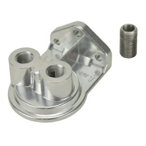 DERALE #25044 Remote Ports-Up Filter Mount 1/4 NPT