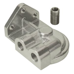 DERALE #25750 Single Left-Port Filter Mount 3/8in NPT