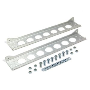 DERALE #50023 Single Cooler Mounting Brackets Aluminum