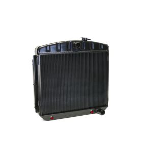 DEWITTS RADIATOR #32-1239012A Radiator 55-57 Chevy V8 Auto Trans Black