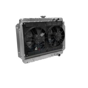 DEWITTS RADIATOR #32-6139016A Radiator w/Fans Impala LS 65-70 Auto Trans Raw