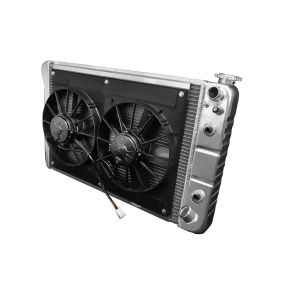 DEWITTS RADIATOR #32-6139018A Radiator w/Fans C-10 Trk LS 67-72 Auto Trans Raw