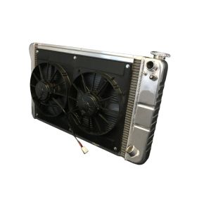 DEWITTS RADIATOR #32-6139018M Radiator w/Fans C-10 Trk LS 67-72 Man Trans Raw