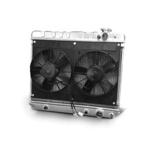 DEWITTS RADIATOR #32-6139035A Radiator w/Fans Nova LS 73-74 Auto Trans Raw