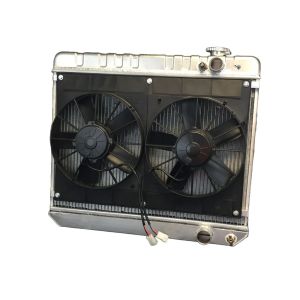 DEWITTS RADIATOR #32-6139035M Radiator w/Fans Nova LS 73-74 Manual Trans Raw