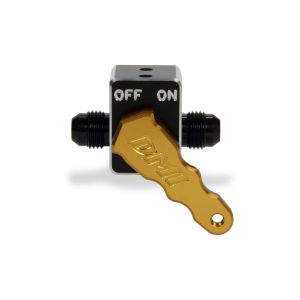 DIVERSIFIED MACHINE #FRC-1000 Aluminum Fuel Shut-Off Valve - Gold Handle