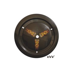DOMINATOR RACE PRODUCTS #1006-B-BK Wheel Cover Bolt-On Black Real Style