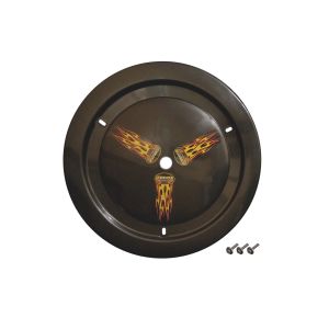 DOMINATOR RACE PRODUCTS #1012-B-BK Wheel Cover Bolt-On Black