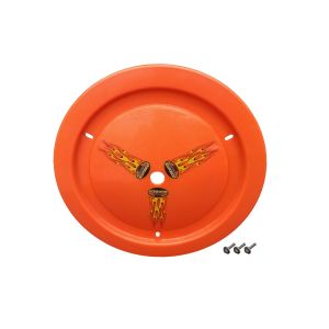 DOMINATOR RACE PRODUCTS #1012-B-FLO-OR Wheel Cover Bolt-On Fluo Orange