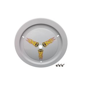 DOMINATOR RACE PRODUCTS #1012-B-GRY Wheel Cover Bolt-On Gray