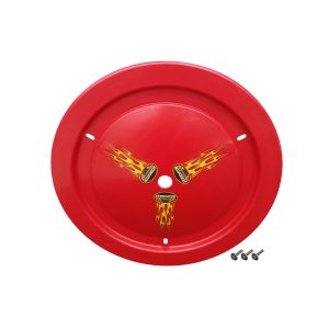 DOMINATOR RACE PRODUCTS #1012-B-RD Wheel Cover Bolt-On Red