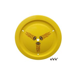 DOMINATOR RACE PRODUCTS #1012-B-YE Wheel Cover Bolt-On Yellow