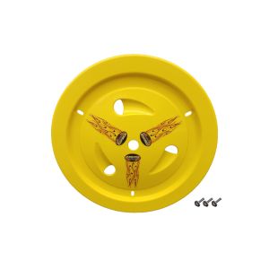 DOMINATOR RACE PRODUCTS #1013-B-YE Wheel Cover Bolt-On Yellow