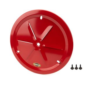 DOMINATOR RACE PRODUCTS #1031-B-RD Wheel Cover Louver Vent Alum Bolt 15in Red