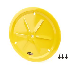 DOMINATOR RACE PRODUCTS #1031-B-YE Wheel Cover Louver Vent Alum Bolt 15in Yellow