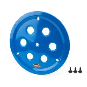 DOMINATOR RACE PRODUCTS #1032-B-BL Wheel Cover Hole Vent Alum Bolt 15in Blue