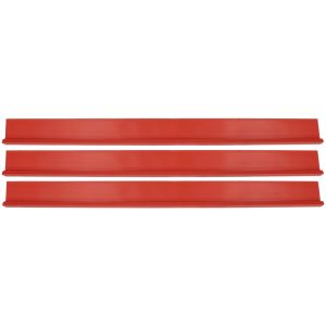 DOMINATOR RACE PRODUCTS #1100-RD Dirt Rocker Set Red 3pc