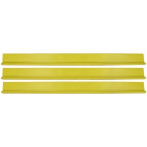 DOMINATOR RACE PRODUCTS #1100-YE Dirt Rocker Set Yellow 3pc