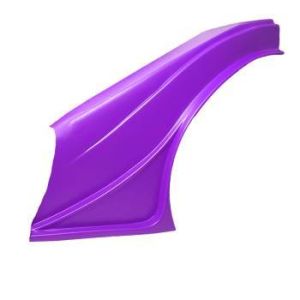 DOMINATOR RACE PRODUCTS #2001F-PU Dominator Outlaw L/M Left Flare Purple