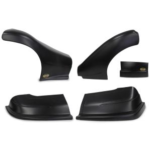 DOMINATOR RACE PRODUCTS #2300-BK Dominator Late Model Nose Kit Black