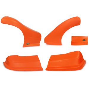DOMINATOR RACE PRODUCTS #2300-FLO-OR Dominator Late Model Nose Kit Flou Orange