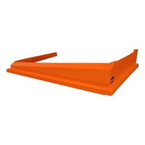 DOMINATOR RACE PRODUCTS #408-FLO-OR Valance Modified 3-pc Flou Orange