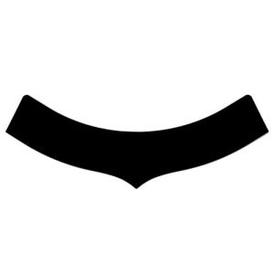 DOMINATOR RACE PRODUCTS #500-EX-GBK Extension Predator Hood Gloss Black 5.5in Tall