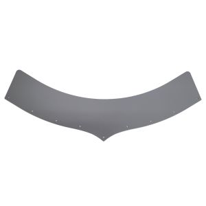 DOMINATOR RACE PRODUCTS #500-EX-Gry Extension Predator Hood Gray 5.5in Tall