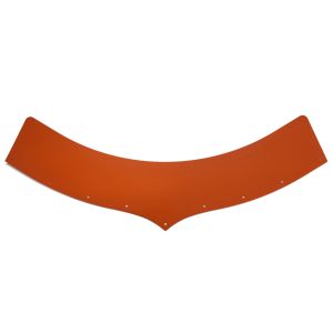 DOMINATOR RACE PRODUCTS #500-EX-Or Extension Predator Hood Orange 5.5in Tall