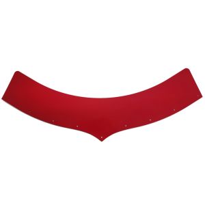 DOMINATOR RACE PRODUCTS #500-EX-RD Extension Predator Hood Red 5.5in Tall