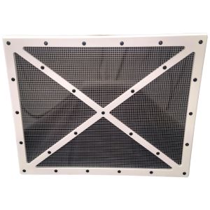 DOMINATOR RACE PRODUCTS #DOM-550-WH Shaker Screen Radiator DLM White